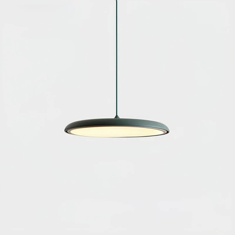 Minimalist round LED pendant lamp