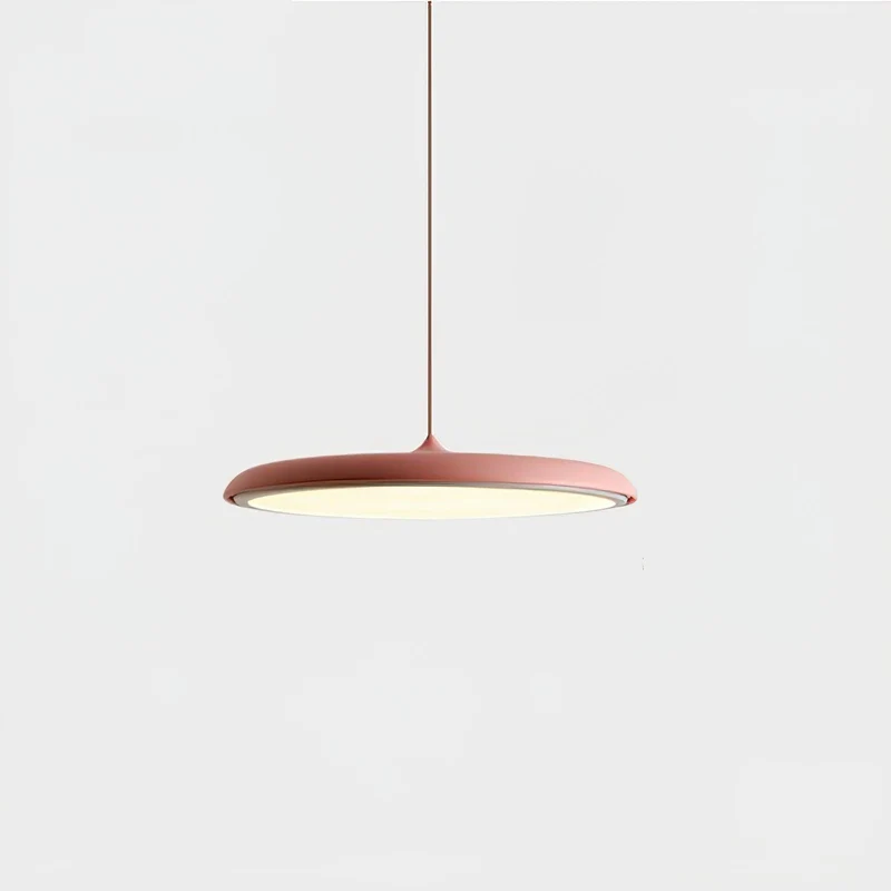 Minimalist round LED pendant lamp