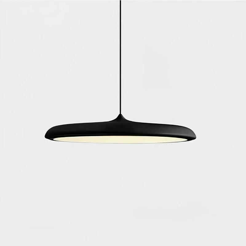 Minimalist round LED pendant lamp