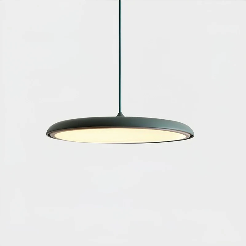Minimalist round LED pendant lamp