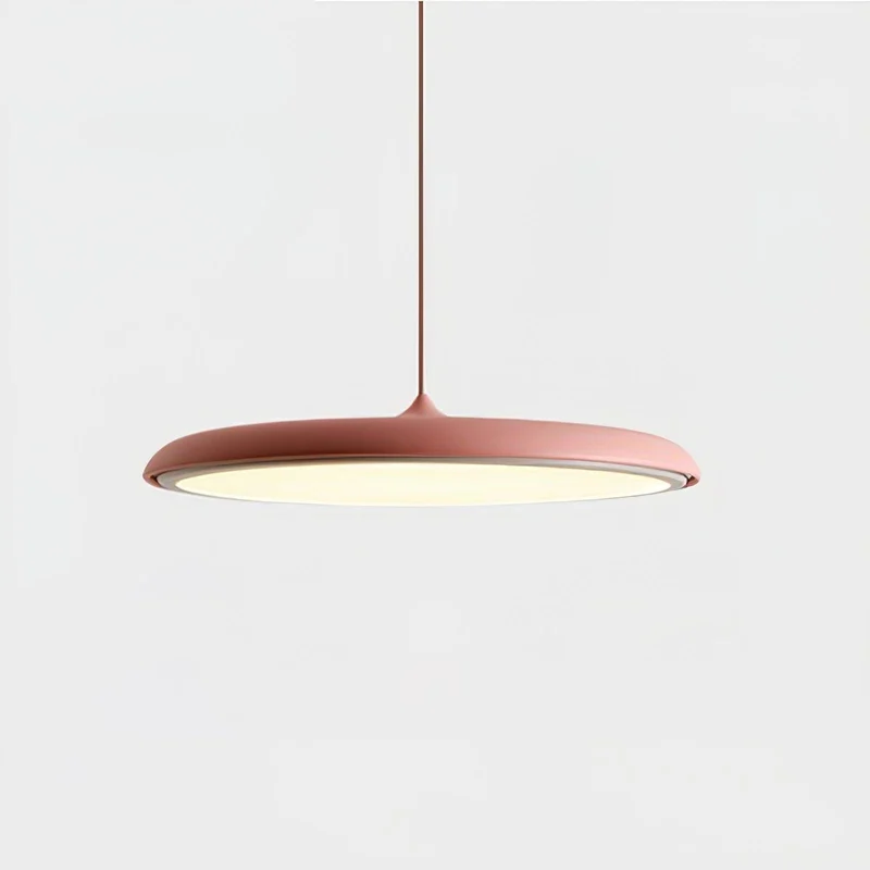 Minimalist round LED pendant lamp