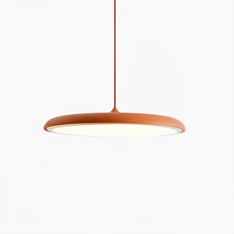 Minimalist round LED pendant lamp