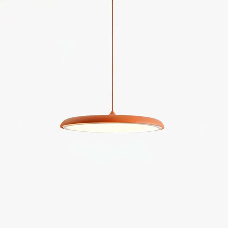 Minimalist round LED pendant lamp