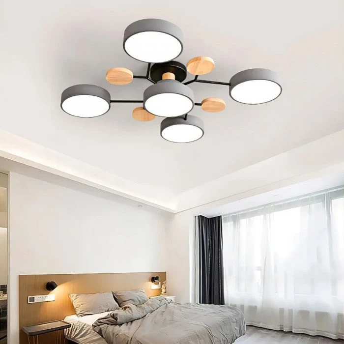 Modern LED Ceiling Lamp with Branch Pattern