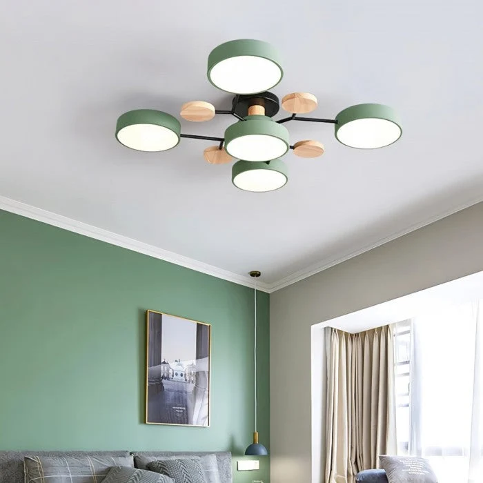 Modern LED Ceiling Lamp with Branch Pattern