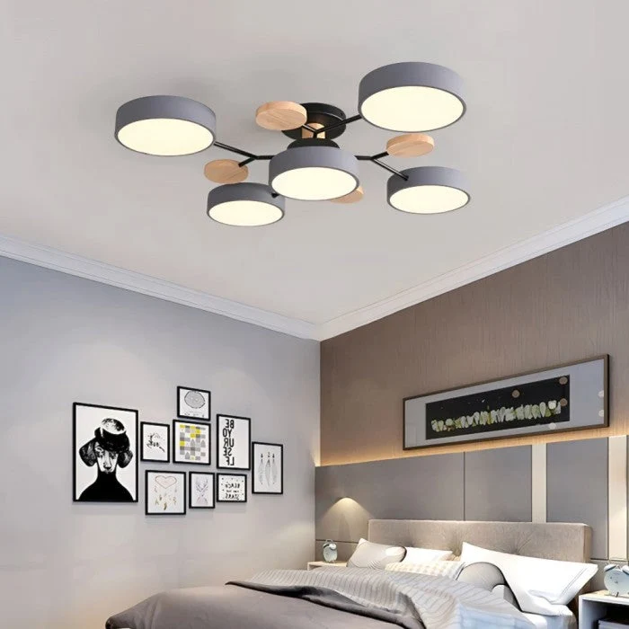 Modern LED Ceiling Lamp with Branch Pattern