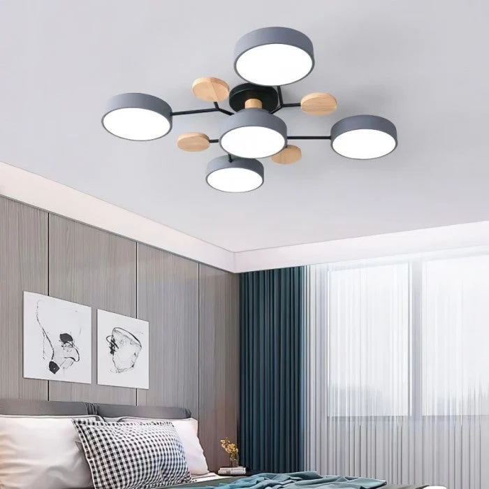 Modern LED Ceiling Lamp with Branch Pattern