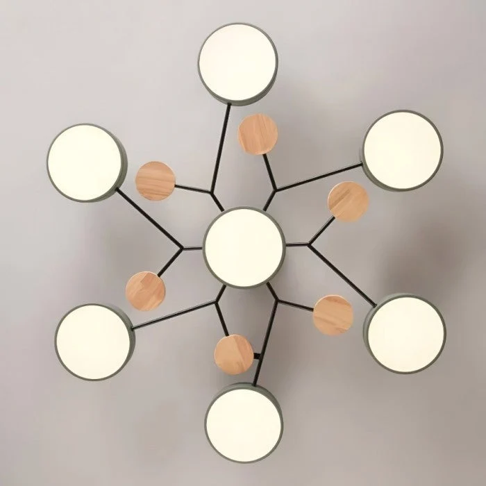 Modern LED Ceiling Lamp with Branch Pattern