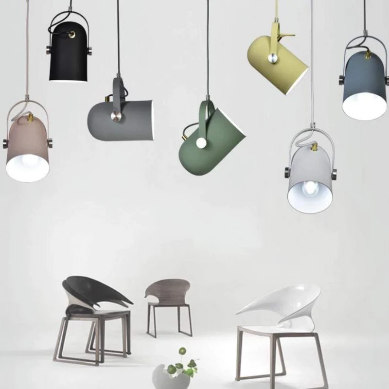 Scandinavian Adjustable Pendant Lamp Modern Minimalist Ceiling Lamp