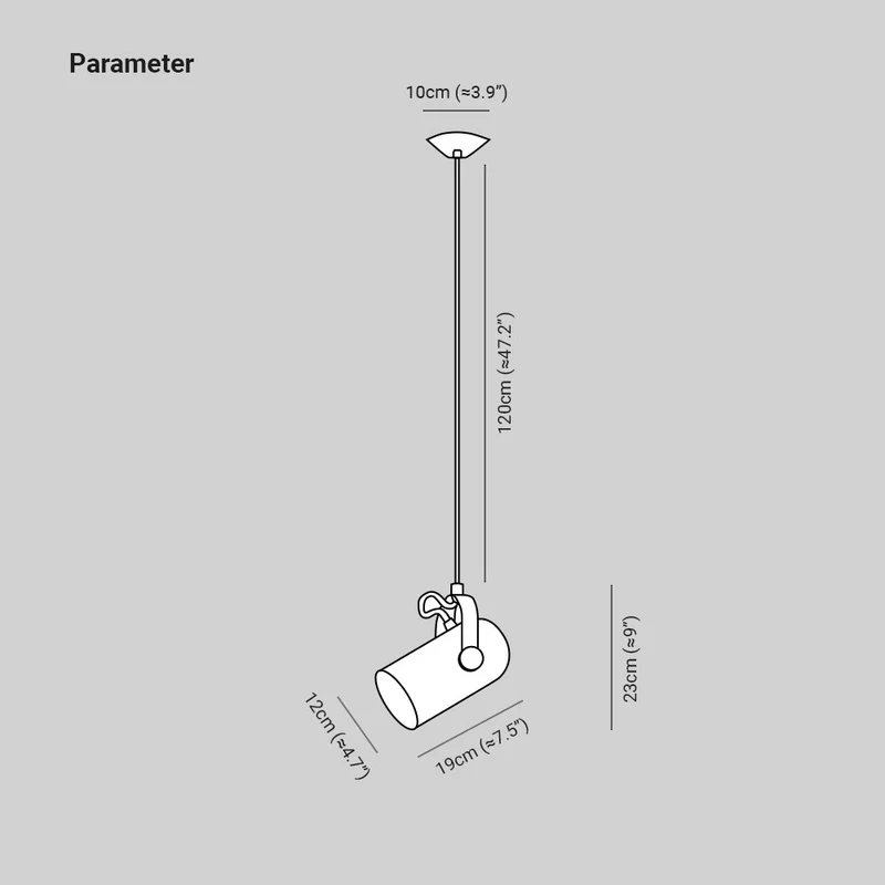 Scandinavian Adjustable Pendant Lamp Modern Minimalist Ceiling Lamp