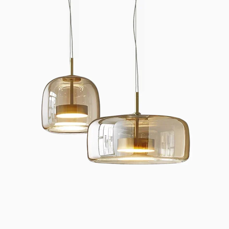 Modern Minimalist Glass Pendant Lamp Ceiling Lighting