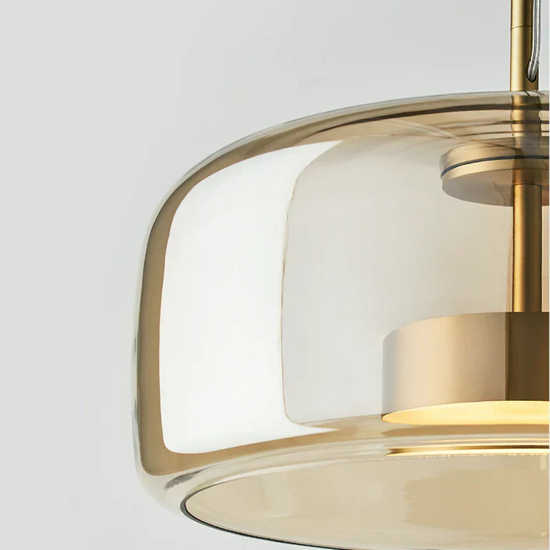 Modern Minimalist Glass Pendant Lamp Ceiling Lighting