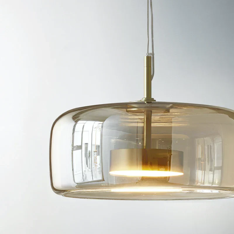 Modern Minimalist Glass Pendant Lamp Ceiling Lighting