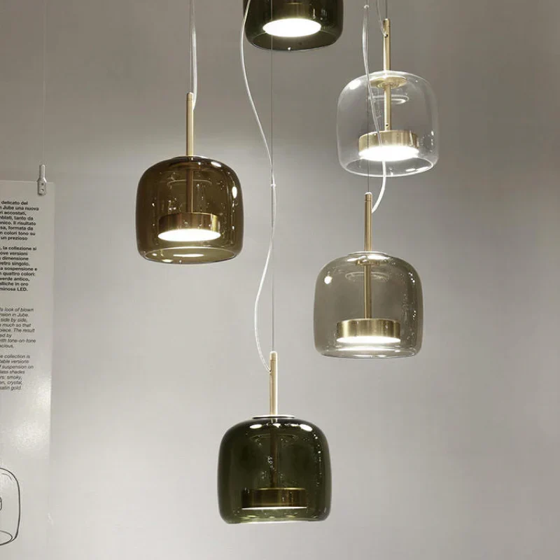 Modern Minimalist Glass Pendant Lamp Ceiling Lighting