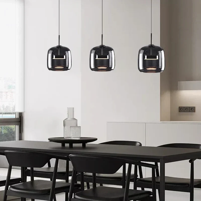 Modern Minimalist Glass Pendant Lamp Ceiling Lighting