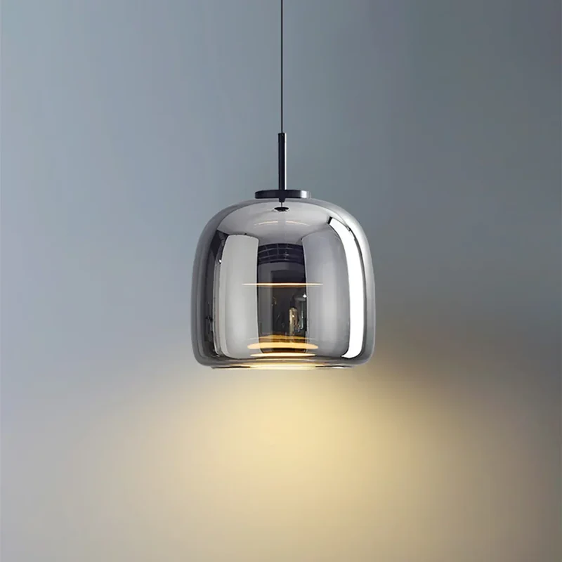 Modern Minimalist Glass Pendant Lamp Ceiling Lighting