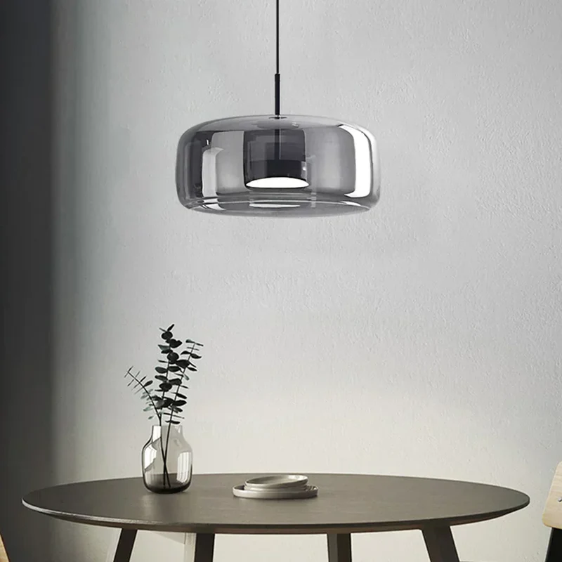 Modern Minimalist Glass Pendant Lamp Ceiling Lighting