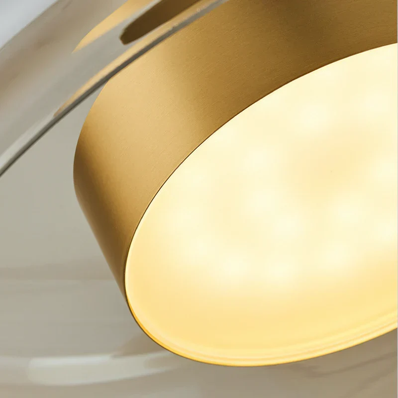 Modern Minimalist Glass Pendant Lamp Ceiling Lighting