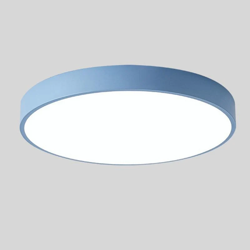 Slim Round Modern Flat LED Ceiling Lamp with Warm Light