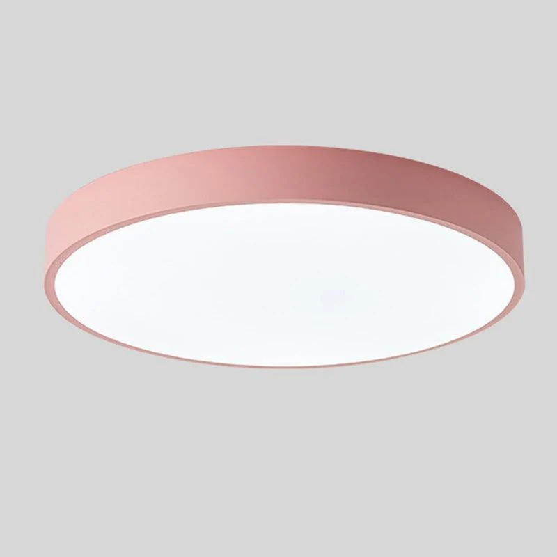 Slim Round Modern Flat LED Ceiling Lamp with Warm Light
