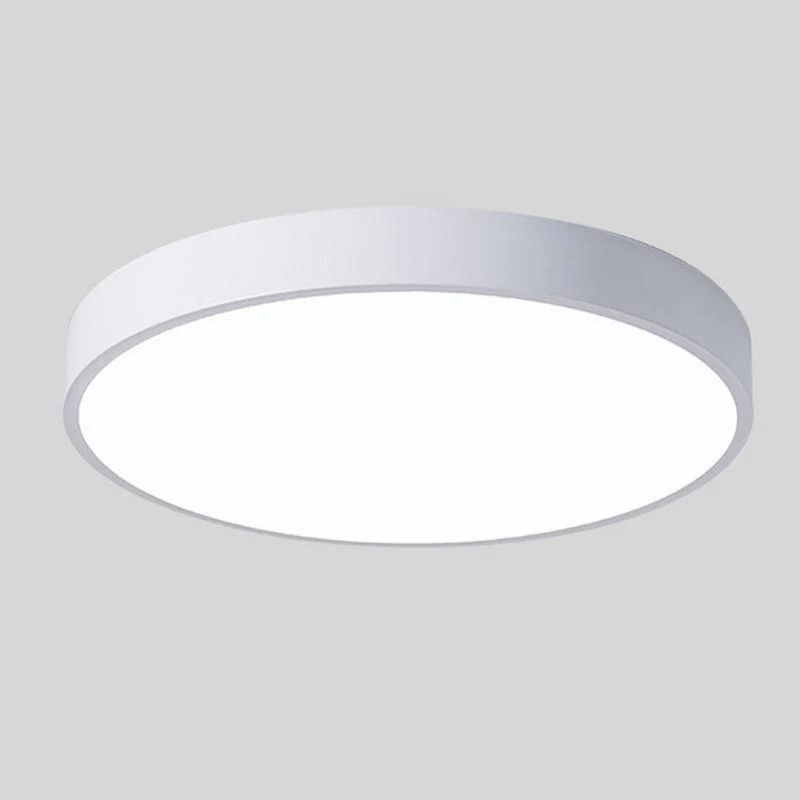 Slim Round Modern Flat LED Ceiling Lamp with Warm Light