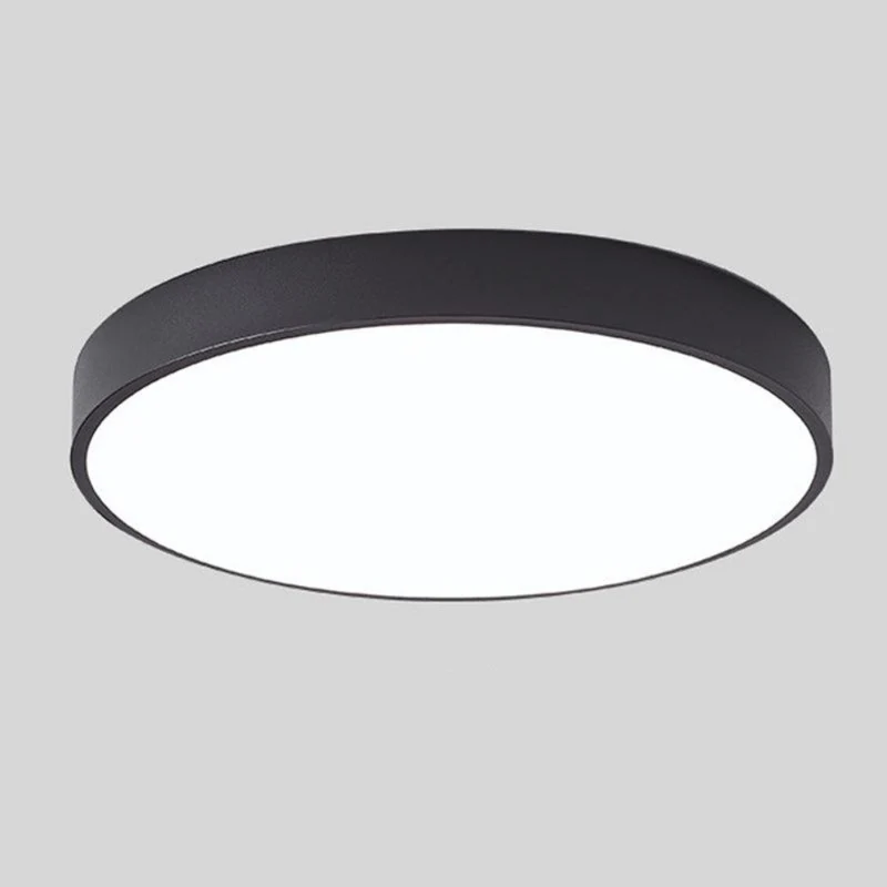 Slim Round Modern Flat LED Ceiling Lamp with Warm Light