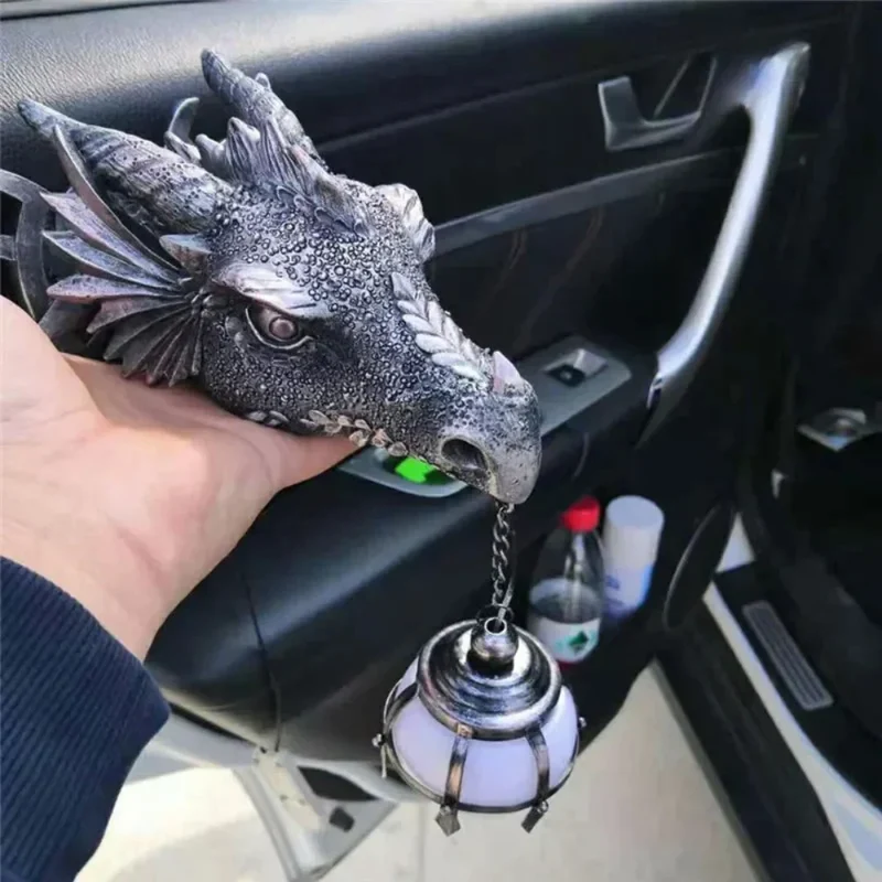 Dragon Wall Lamp – Medieval Fantasy Decoration