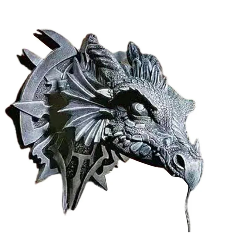 Dragon Wall Lamp – Medieval Fantasy Decoration
