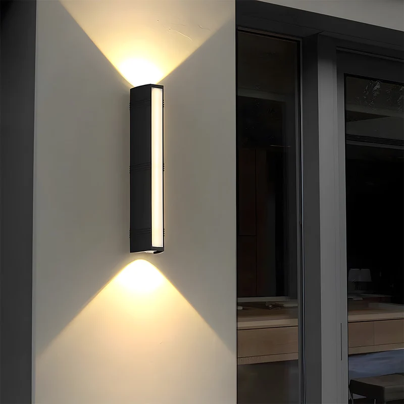 Weather-Resistant LED Wall Lamp – Modern Outdoor Up Down Fixture