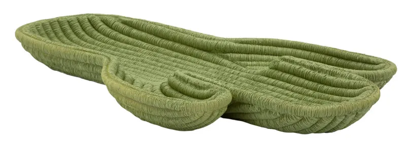 Svuotatasche Cactus 34x3x20 cm in Resina Verde