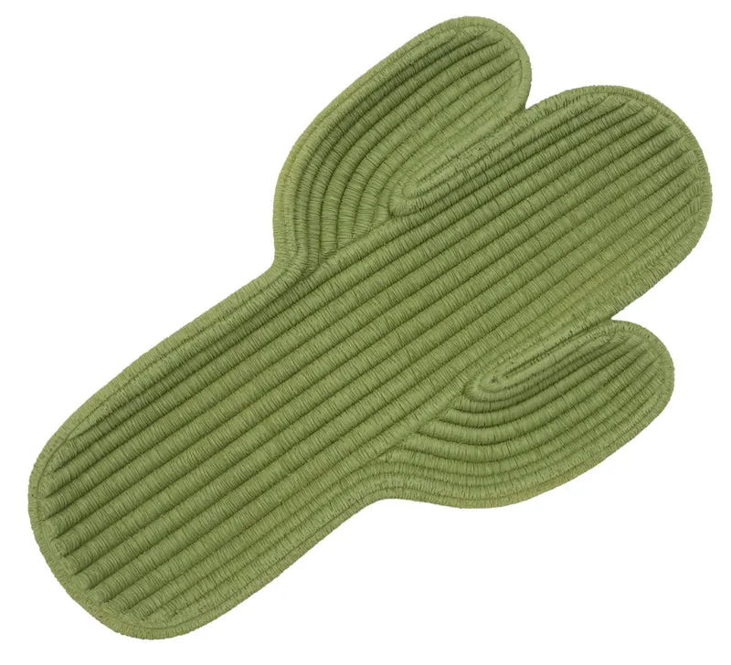 Svuotatasche Cactus 34x3x20 cm in Resina Verde
