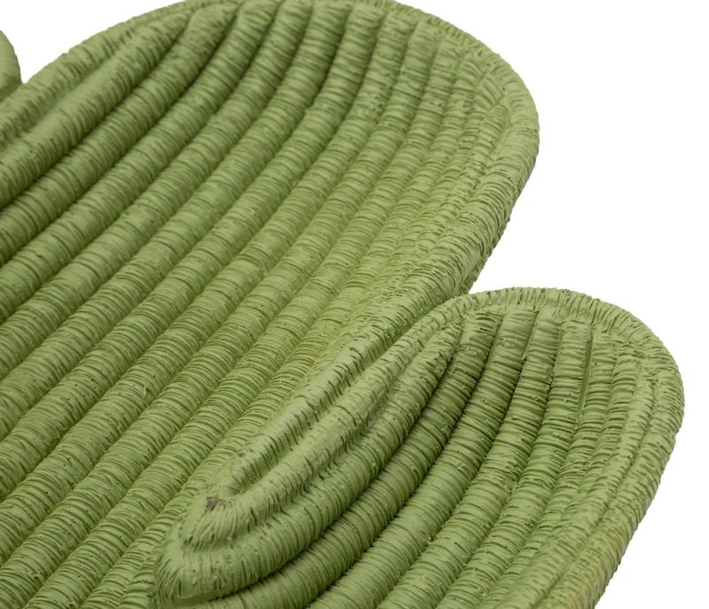 Svuotatasche Cactus 34x3x20 cm in Resina Verde