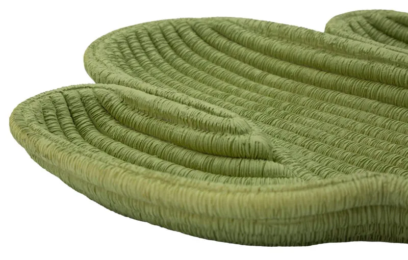 Svuotatasche Cactus 34x3x20 cm in Resina Verde