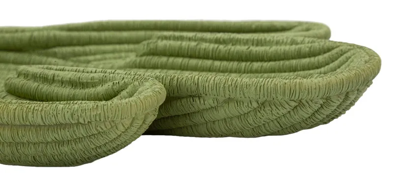 Svuotatasche Cactus 34x3x20 cm in Resina Verde