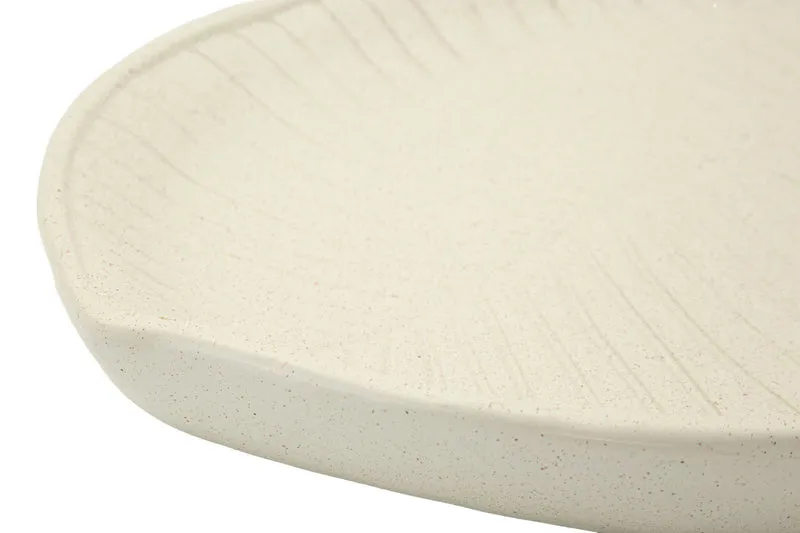 Svuotatasche Stons 33x4x29 cm in Resina Crema