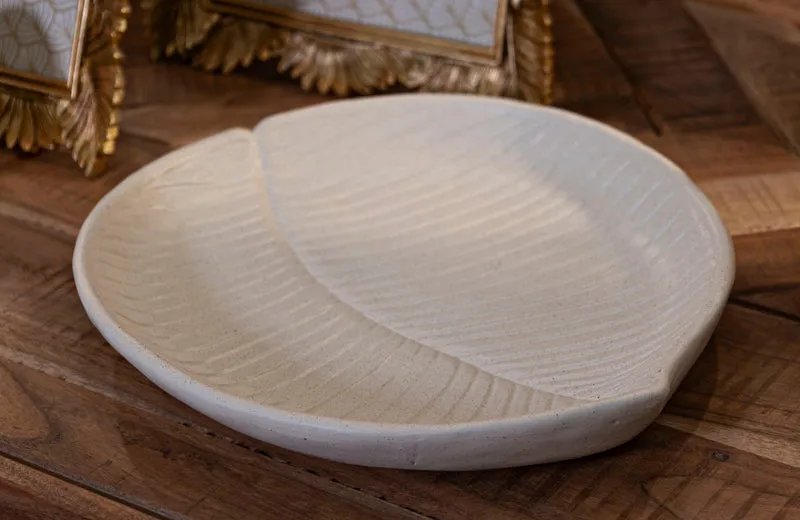 Svuotatasche Stons 33x4x29 cm in Resina Crema