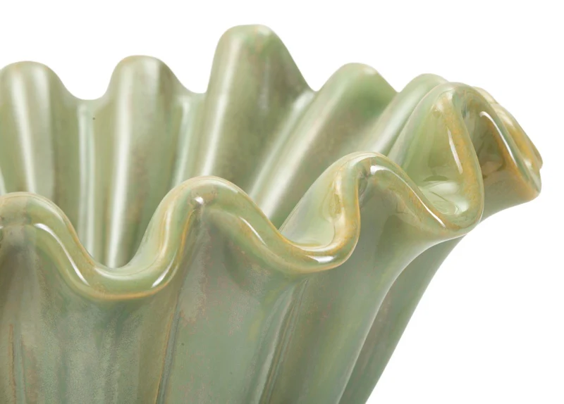 Svuotatasche Venice Ø33x14,5 cm in Ceramica Verde