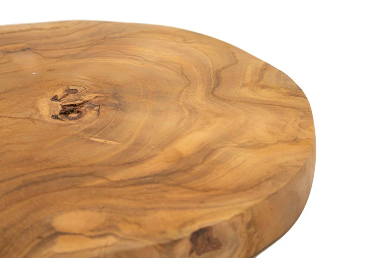 Svuotatasche Pokon Ø24x2 cm in Teak Riciclato