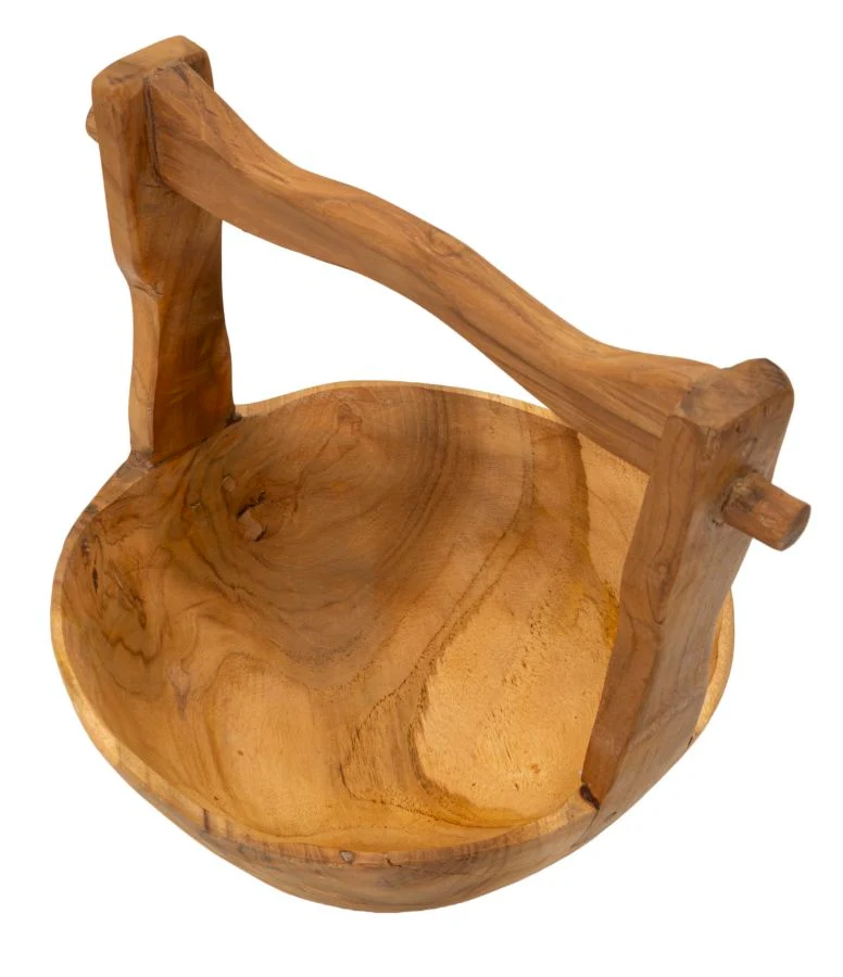 Svuotatasche Timbo 32x25x27 cm in Teak Riciclato