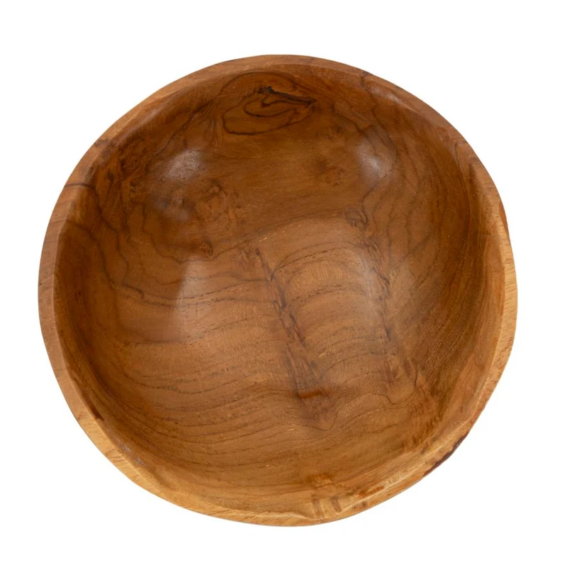 Svuotatasche Butot Ø15x8 cm in Teak Riciclato