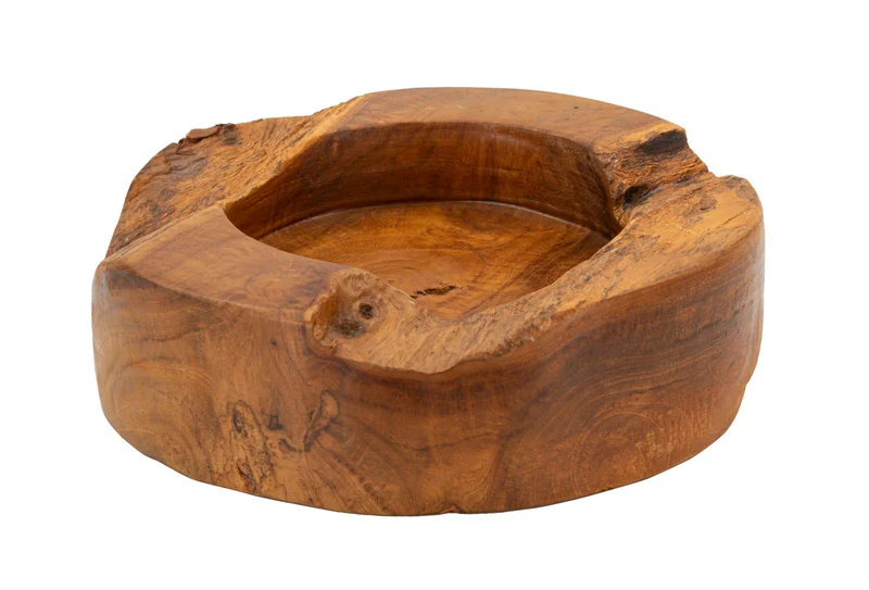 Svuotatasche Erusi Plus Ø21x6 cm in Teak Riciclato
