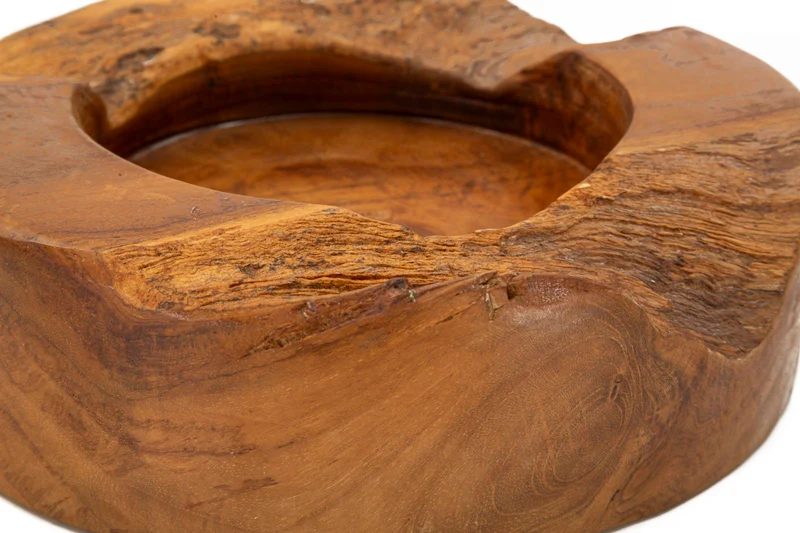 Svuotatasche Erusi Plus Ø21x6 cm in Teak Riciclato