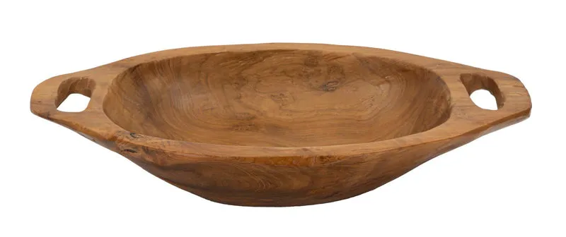 Svuotatasche Wan 37x26,5x7 cm in Teak Riciclato