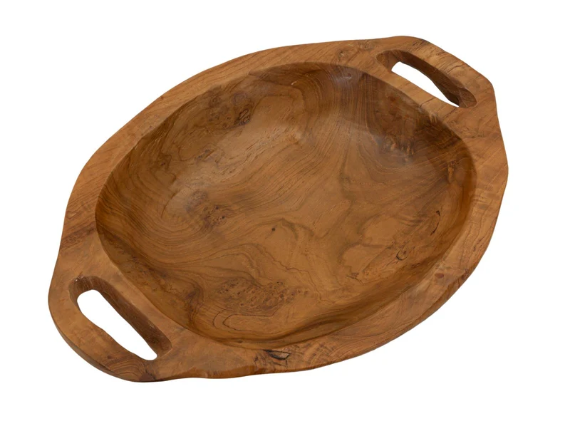 Svuotatasche Wan 37x26,5x7 cm in Teak Riciclato