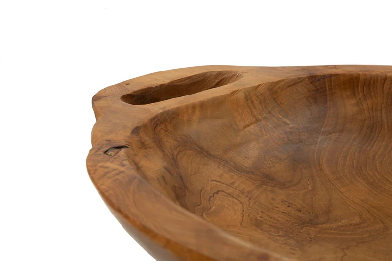 Svuotatasche Wan 37x26,5x7 cm in Teak Riciclato