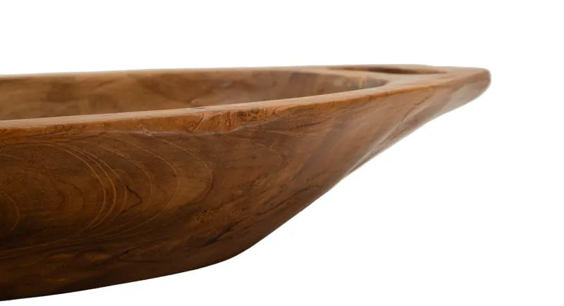 Svuotatasche Wan 37x26,5x7 cm in Teak Riciclato