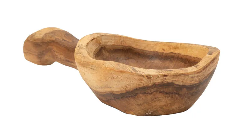 Svuotatasche Spoon 36x16x8 cm in Teak Riciclato