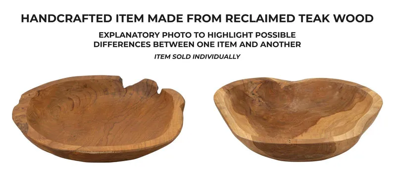 Svuotatasche Tipisan 43x38x7 cm in Teak Riciclato