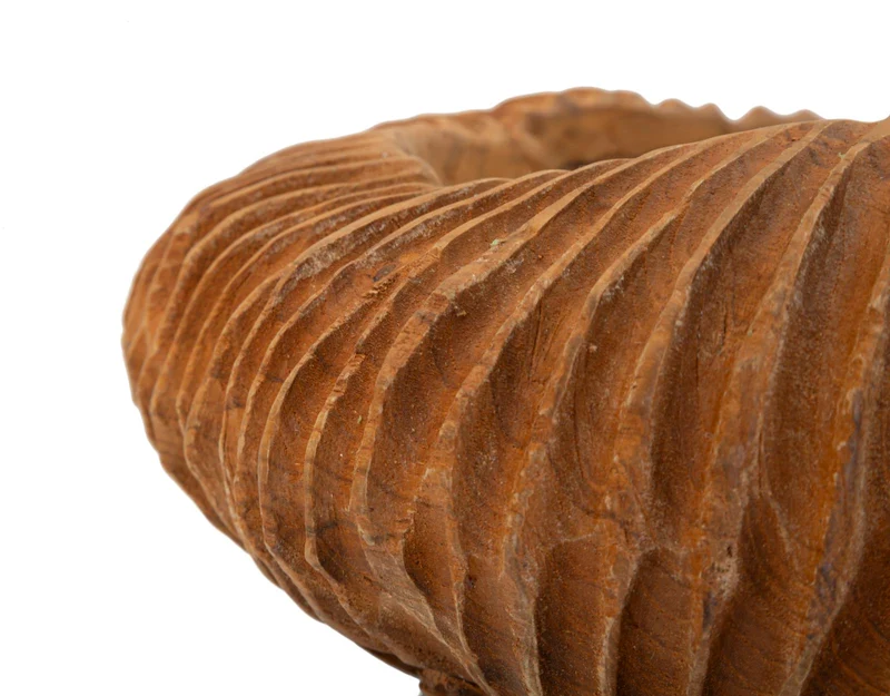 Svuotatasche Garit Ø32x11 cm in Teak Riciclato