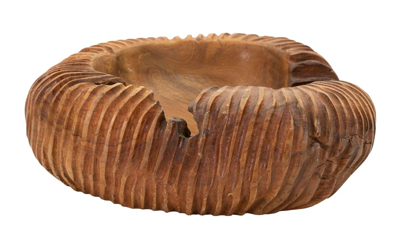 Svuotatasche Garit 37x40x16 cm in Teak Riciclato